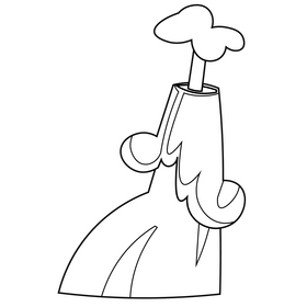 Free volcano black and white clipart