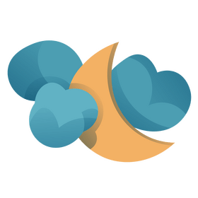 Free cloud moon clipart