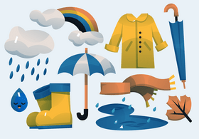 Rainy day vector