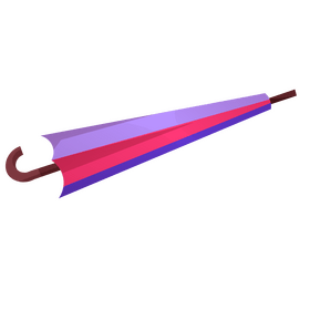 Free unfolded umbrella clipart