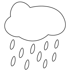 Rain cloud cartoon drawing black and white clipart free download