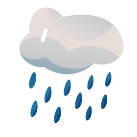 Rain cloud illustration clipart