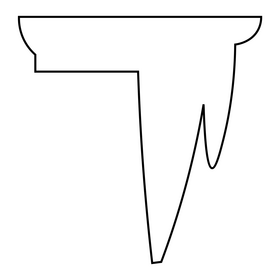 Icicles, free ice black and white clipart