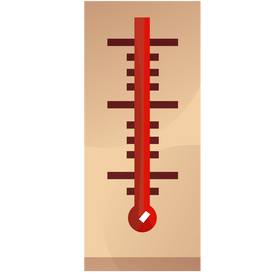 Thermometer illustration clipart