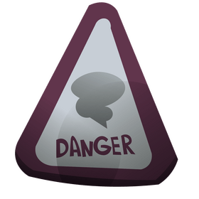 Warning tornado sign free clipart