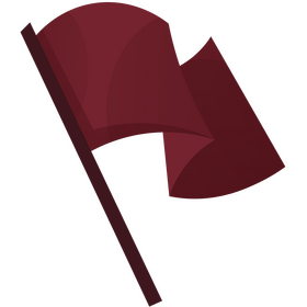 Cartoon flag waving clipart