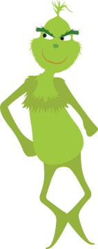 Grinch full body clipart