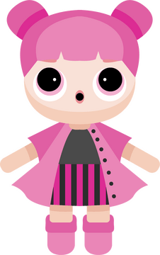 Pink LoL Doll clipart