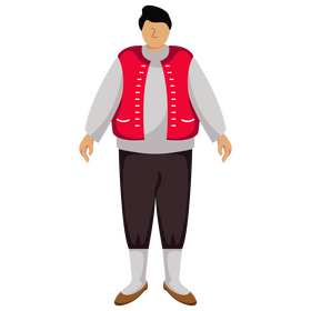 Czech Republic traditional clothing clipart