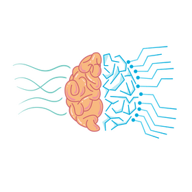 Artificial brain clipart