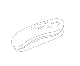 Brewing cake cartoon black and white clipart