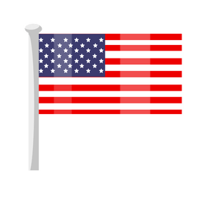 American flag clipart