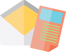 Paper mail clipart