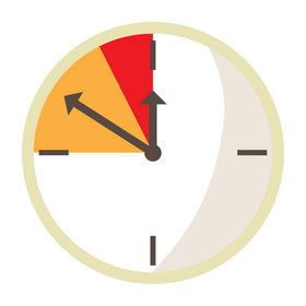 Stress Deadline Clock clipart