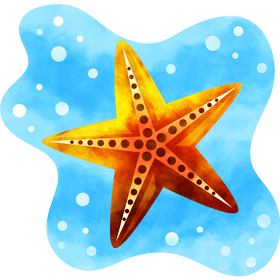 Starfish vector