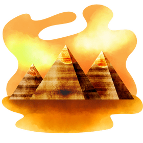 Pyramids vector