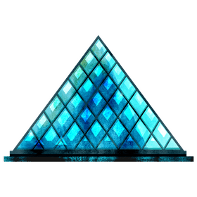 Louvre museum clipart