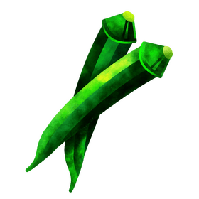 Okra clipart