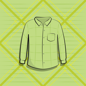 Shirt long sleeves vector