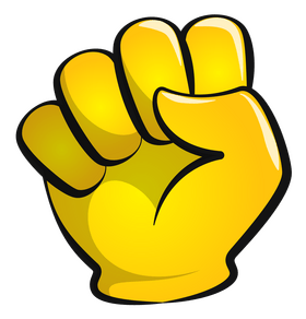 Fist hand, punch emoji, emoticon clipart free download