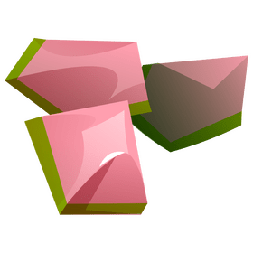 Guava cubes clipart