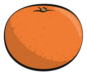 Orange fruit clipart