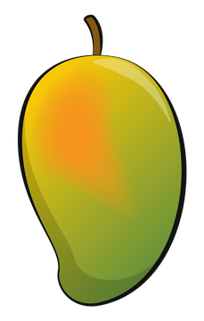Mango fruit clipart