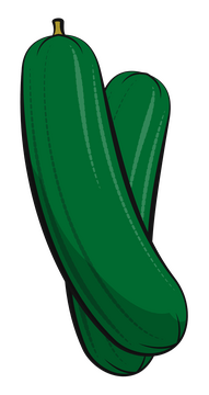 Cucumber vegetable clipart
