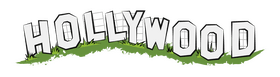 Hollywood sign clipart