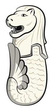 Merlion clipart