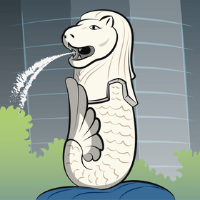 Merlion vector