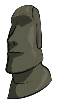 Moai clipart