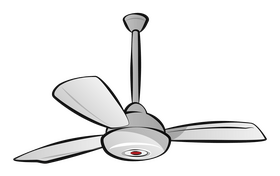Ceiling fan clipart