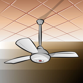 Ceiling fan vector