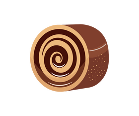 Biscuit roll clipart