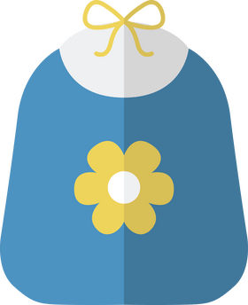 Baby boy bib clipart