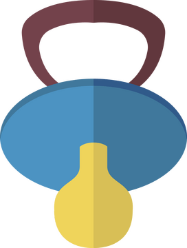 Baby boy pacifier clipart