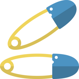 Safety pin clipart
