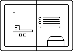 Classroom chalkboard black and white clipart