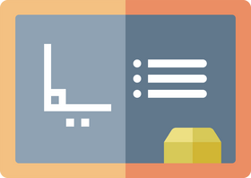 Classroom chalkboard clipart