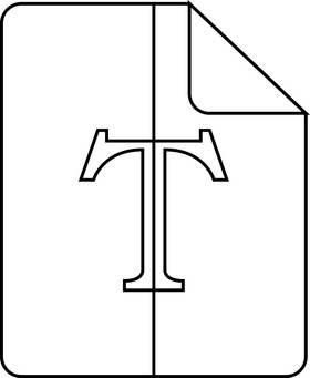 Paper black and white clipart
