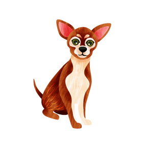 Chihuahua dog clipart