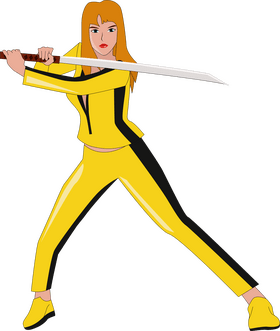 Kill Bill drawing clipart