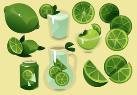 Lime vector