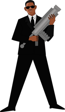 Agent J MIB clipart