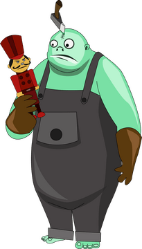 Behemoth cartoon character clipart