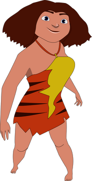 The Croods Eep clipart