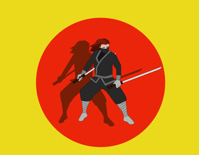 Ninja vector