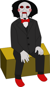 Saw Puppet drawing clipart
