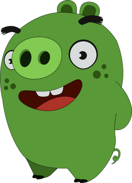 Angry birds baby piggy clipart
